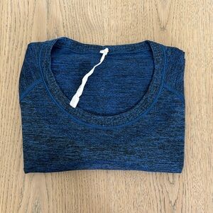 Lululemon Short-Sleeved Swiftly Sz 6 Blue